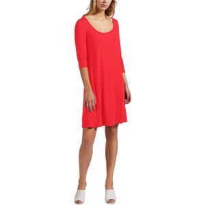 Avec Womens Scoop Neck Shift Dress, NWT